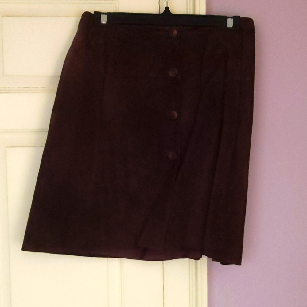 Suede skirt size 12 by Jax